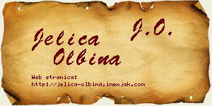 Jelica Olbina vizit kartica